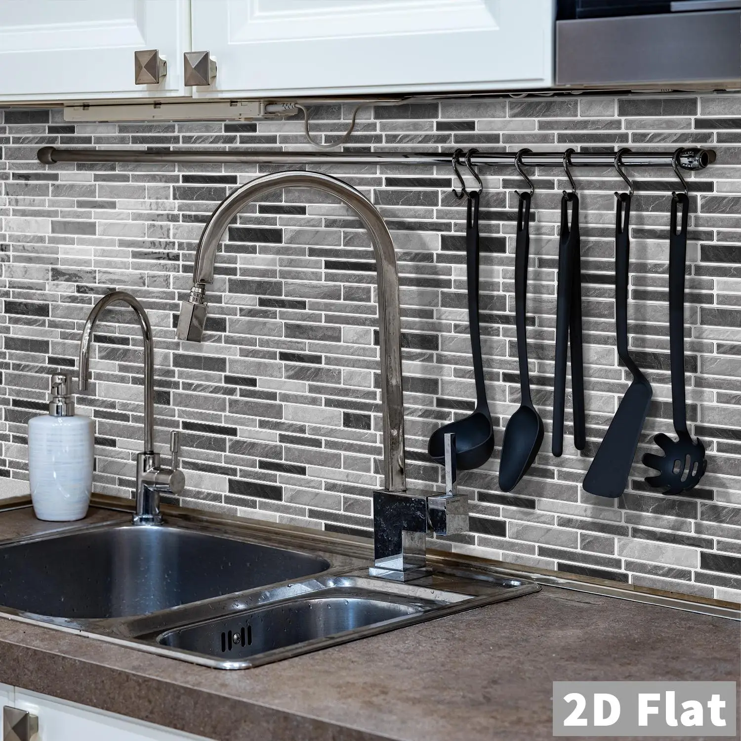 Anti‑Oil Peel and Stick Wall Tile Stickers 12x12 Inch Self‑Adhesive Removable Wall Decals for Kitchen Backsplash Bathroom Decor