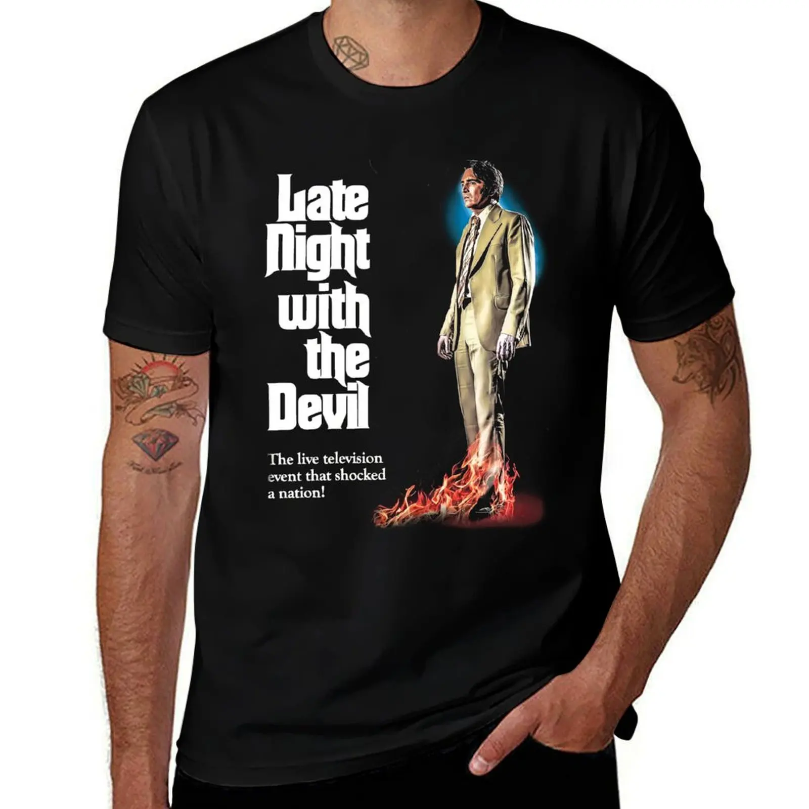 

Night With The Devil T-Shirt Quick Dry Fishing T-Shirt