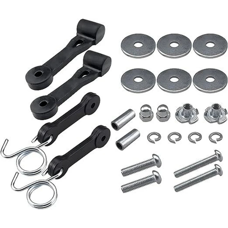 ABJI-2Set 109808 X 160793   Conjunto de pestillo, correas de pestillo para capó, compatibles con Tractor de césped y patio, para cubiertas de 42 y 46 pulgadas