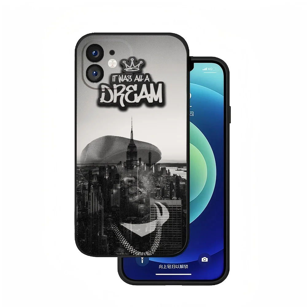 بيجي مغني الراب S-حافظة هاتف صغيرة سيليكون لينة آيفون 16 15 14 13 12 11 Plus Pro Max Plus