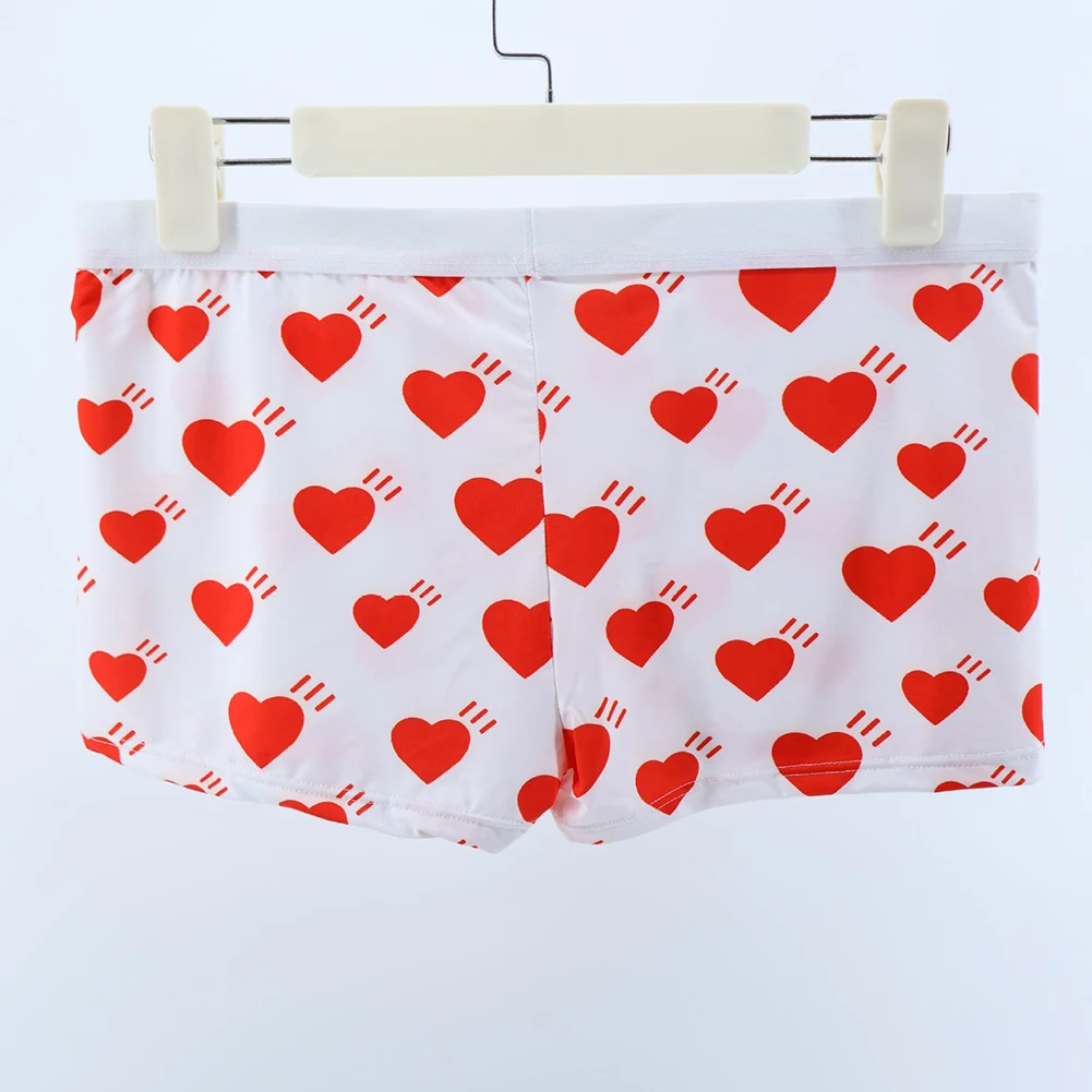 

Classic Men's Breathable Underwear Classic Flat Corner Trunks Black Breathable Trunks Fashion Print Soft Fabric