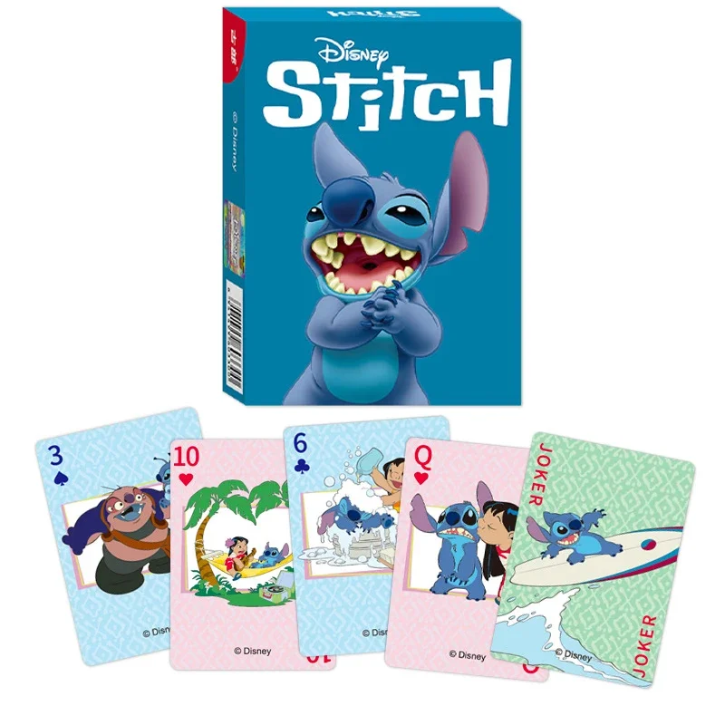 Disney Stitch Poker Lots-o'-Huggin' Bear Playing Cards Playing Cards Poker Indoor Family Entertainment Board Games