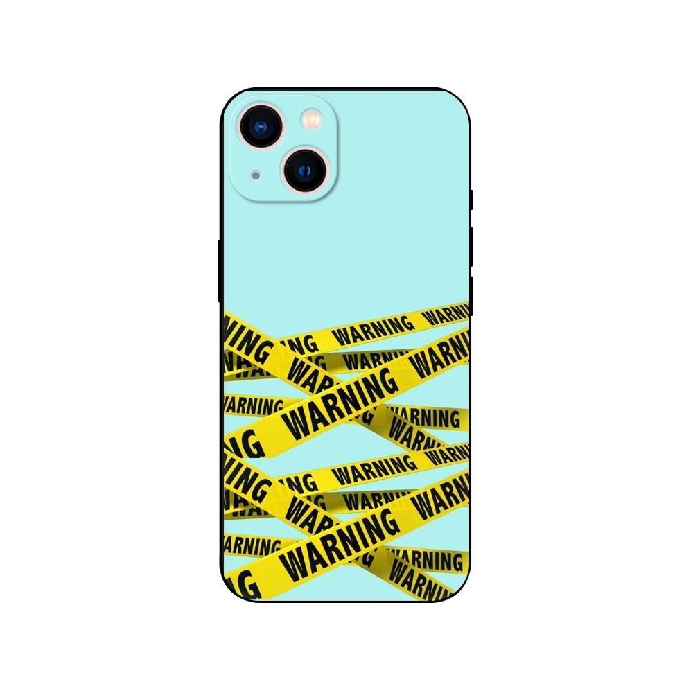 Yellow bundle crime scene Special ，phone case for iphone，14 se 6 7 8 plus x 10 XR XS 11 12 13 mini pro MAX black tpu back cover