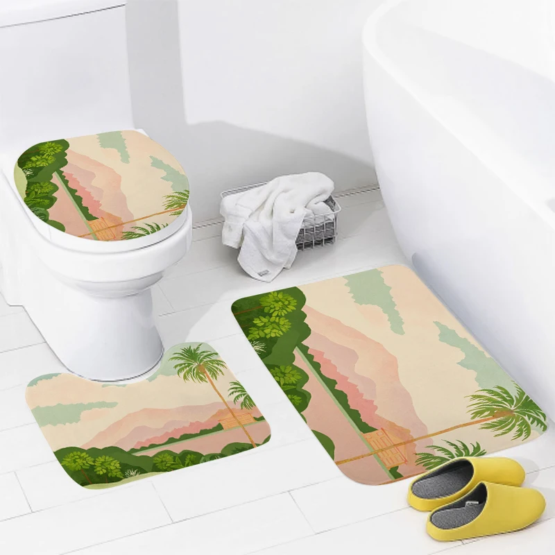 집 입구 카펫 홈 문짝 매트, 북유럽 거실 목욕 발 욕실 미끄럼 방지 러그 장식, 보호 북유럽 모던 추상