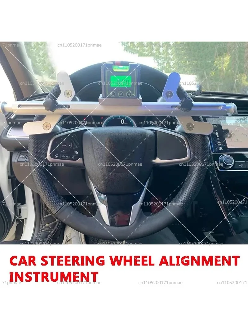 Car 4 Wheel Positioning Electronic Level Tool Steering Alignment Instrument Centering Straightening Device