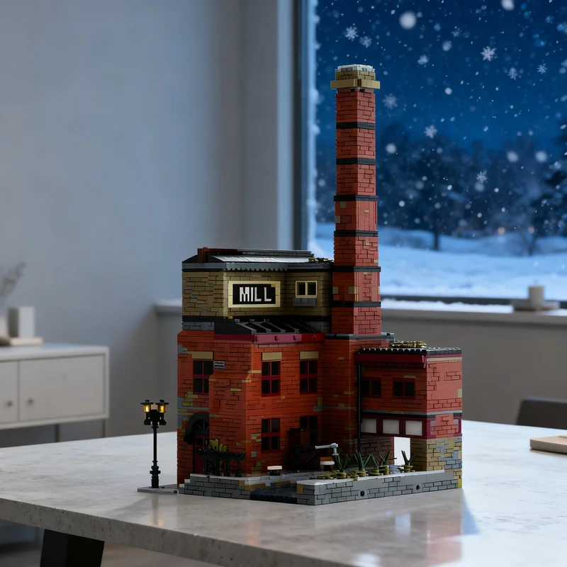 2908pcs MOC Modular Buildings Victorian Factory Modular Model Building Blocks Christmas Gift Toys Architecture Craft Brick DIY