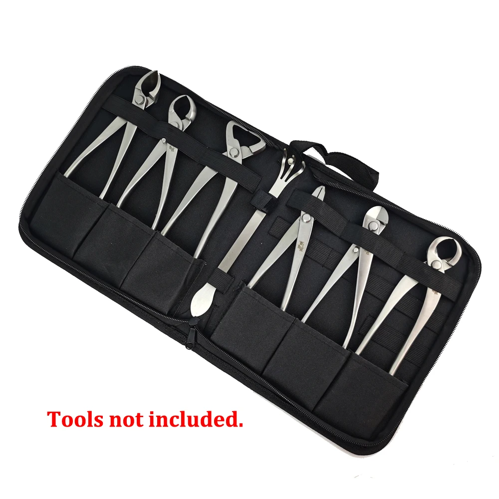 New Bonsai Tool Set Case Multi-functional Canvas Watch Repair Portable Tool Bag Zipper Storage Bag Tool Zipper Organizer Tool