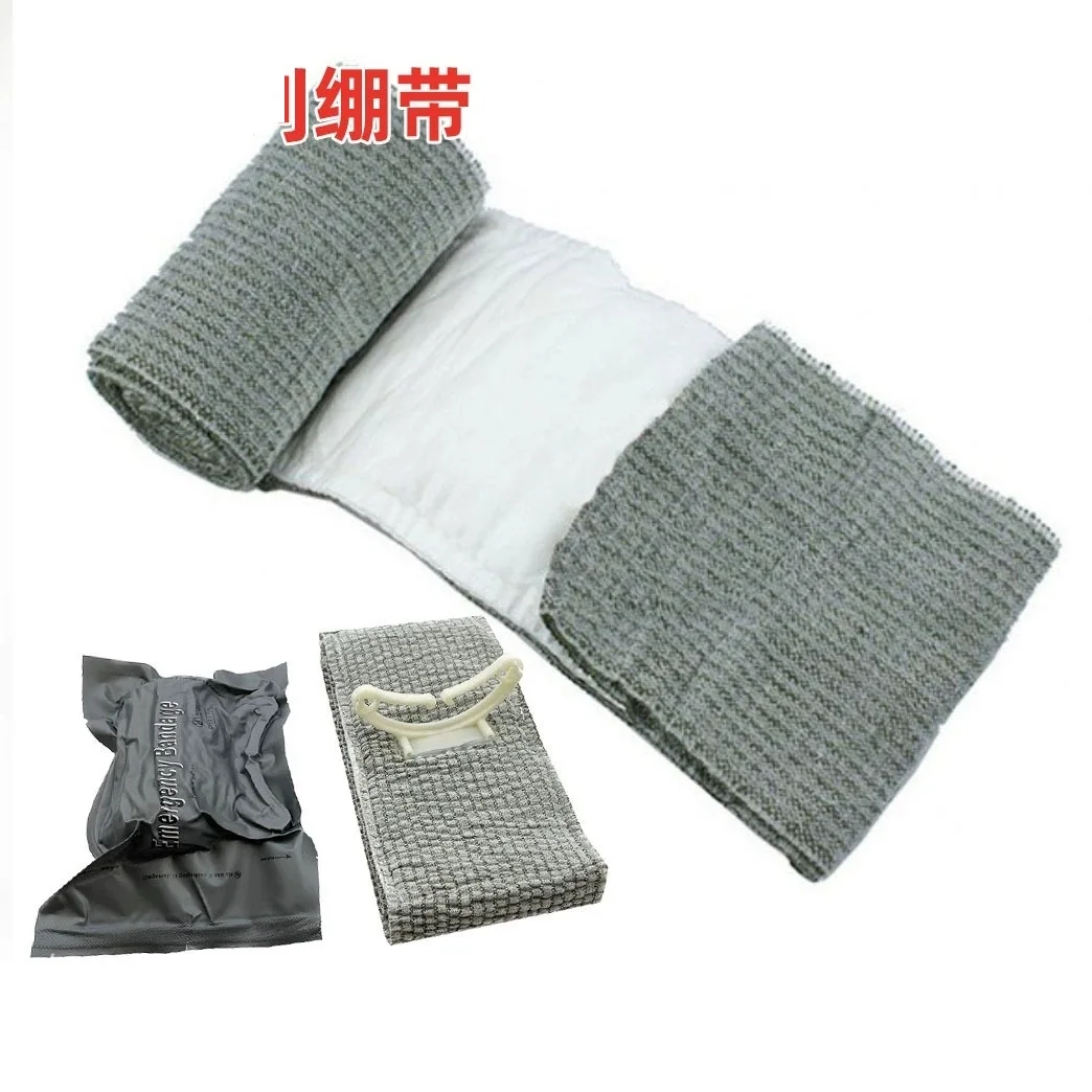 Emergency Trauma Bandage Vacuum Pressure Elastic Tactical Hemostatic Bandage Trauma Hemostatic Bandage Elastic Compression