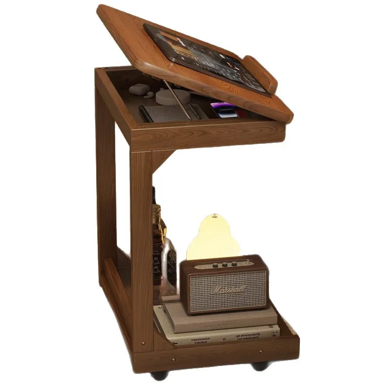 

Bedside table alternative creative small apartment bedroom household removable bedside table simple solid wood