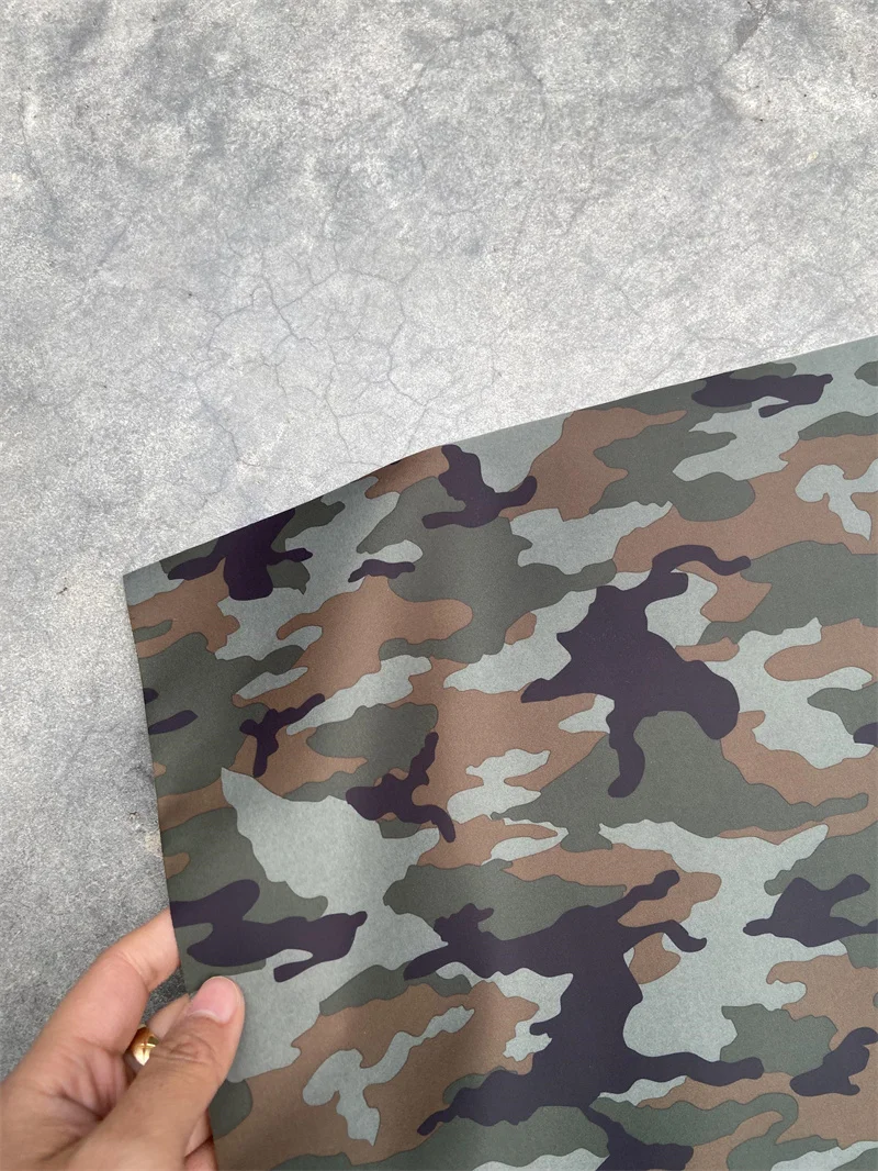 Japanese Camouflage Printing High Density down Jacket Trench  Fashion Cloth Designer Handmade Clothing Characteristic DIY Fabric