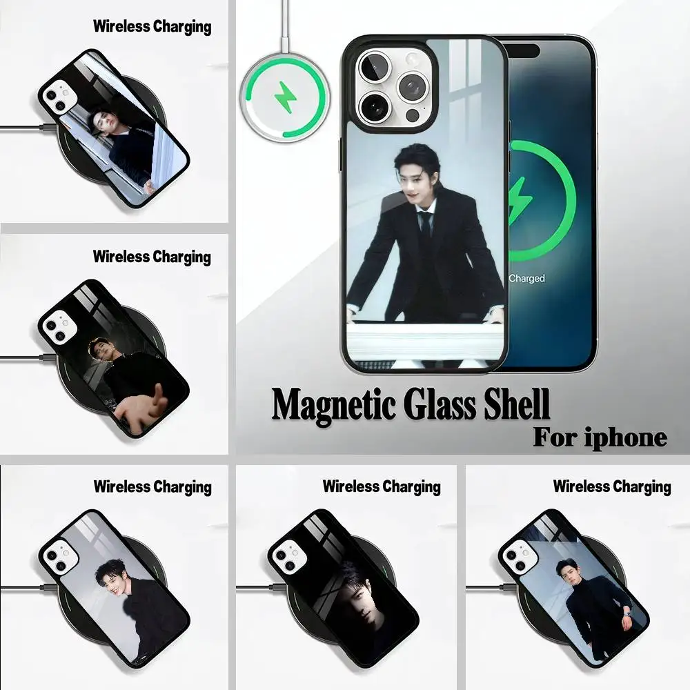 

S-X-Sean -Xiao Phone Case For IPhone17 16 15 14 13 12 11 Pro Max 16/15/14Plus Wireless Charger Cover Funda