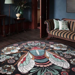 Carpet for Living Room Bohemian Retro Floral Luxury Large Area Bedroom Rug Abstract Home Decoration Ethnic Style Mat ковер 러그