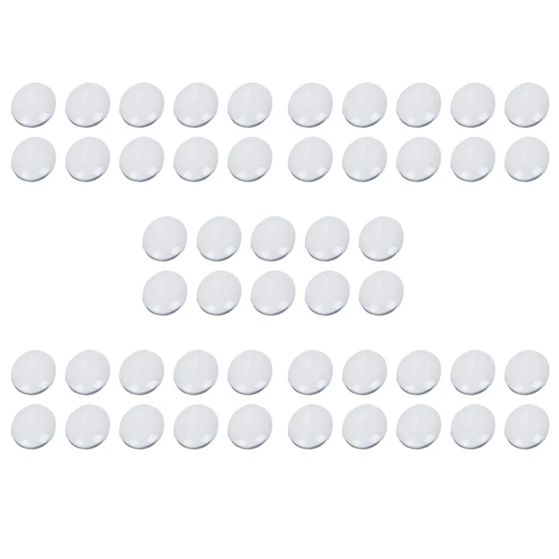 

A83F-50PCS Oval Crystal Transparent Clear Glass Cabochon Dome Decor 30X40mm