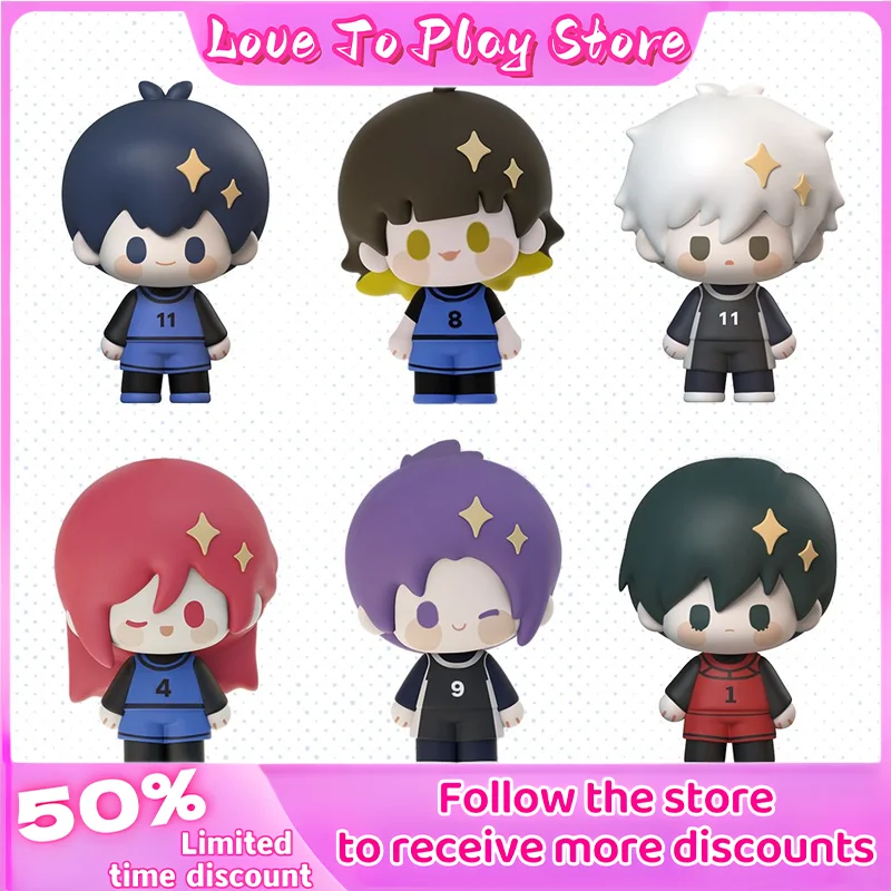 

New 6.5cm Blue Prison Anime Peripheral Soft Plastic Pendant Backpack Keychain Blue Restricted Area Fingertip Doll Pendant Gift