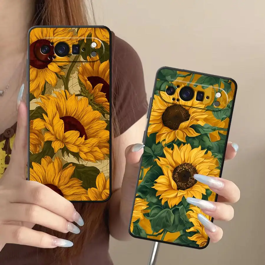 Sunflower Sea Funda Phone Cover Case for Google Pixel 10A 8a 6 7 8 Pro 6a 7a 9a 10 9 Pro XL view 3