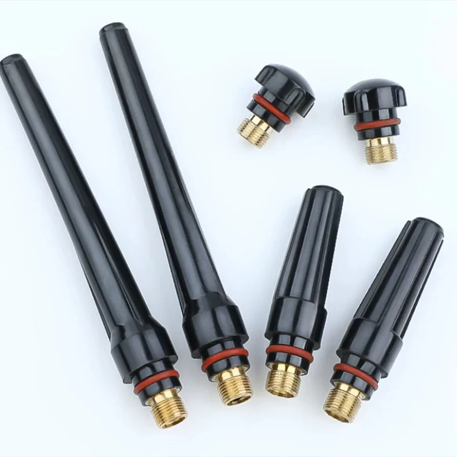 

5PCS-Argon arc welding torch tail long pressure cap WP17/18/26 water-cooled and air-cooled torch tail accessories