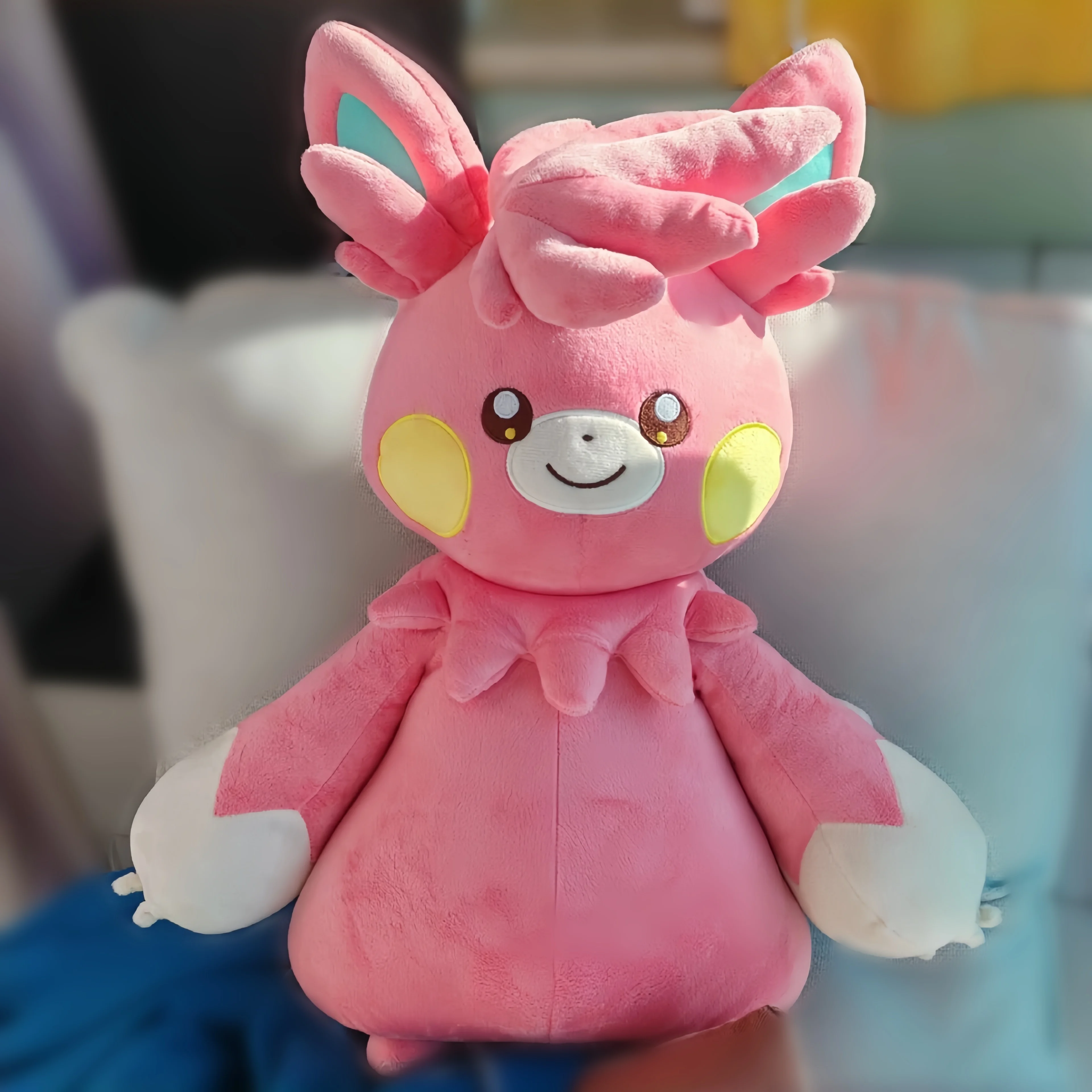 

40CM Pokemon Plush Pawmot Plushies Cartoon Anime Pokémon Peluche Kawaii Ornament Comfortable Soft Doll Children's Toy Gifts