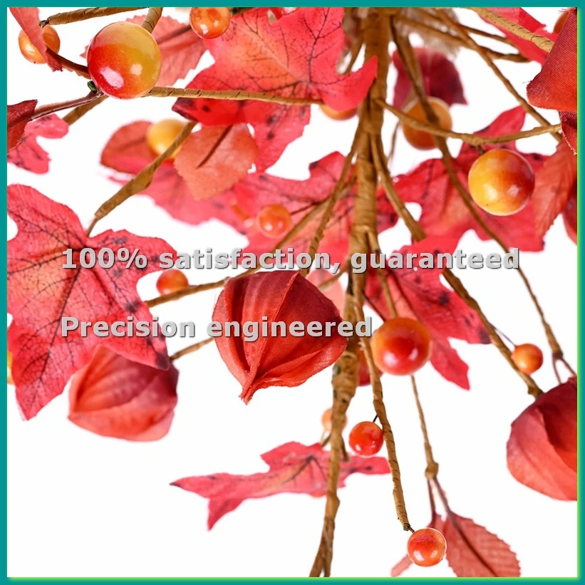 

Миниатюрные кленовые украшения: Искусственные цветы из пластика для домашнего декора, мягкие настольные украшения - A50M