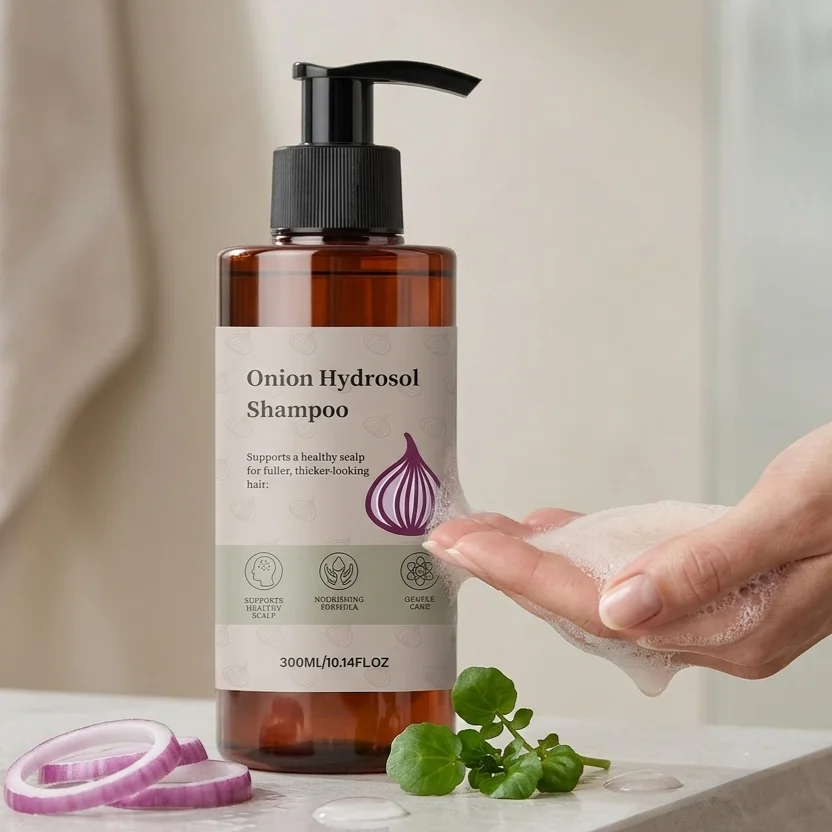 Rosemary Red Onion Shampoo Anti Loss Hair Promote Thicker Strengthen Hair Roots Follicle Deep Repair Nourish Hair Growth Shampoo
