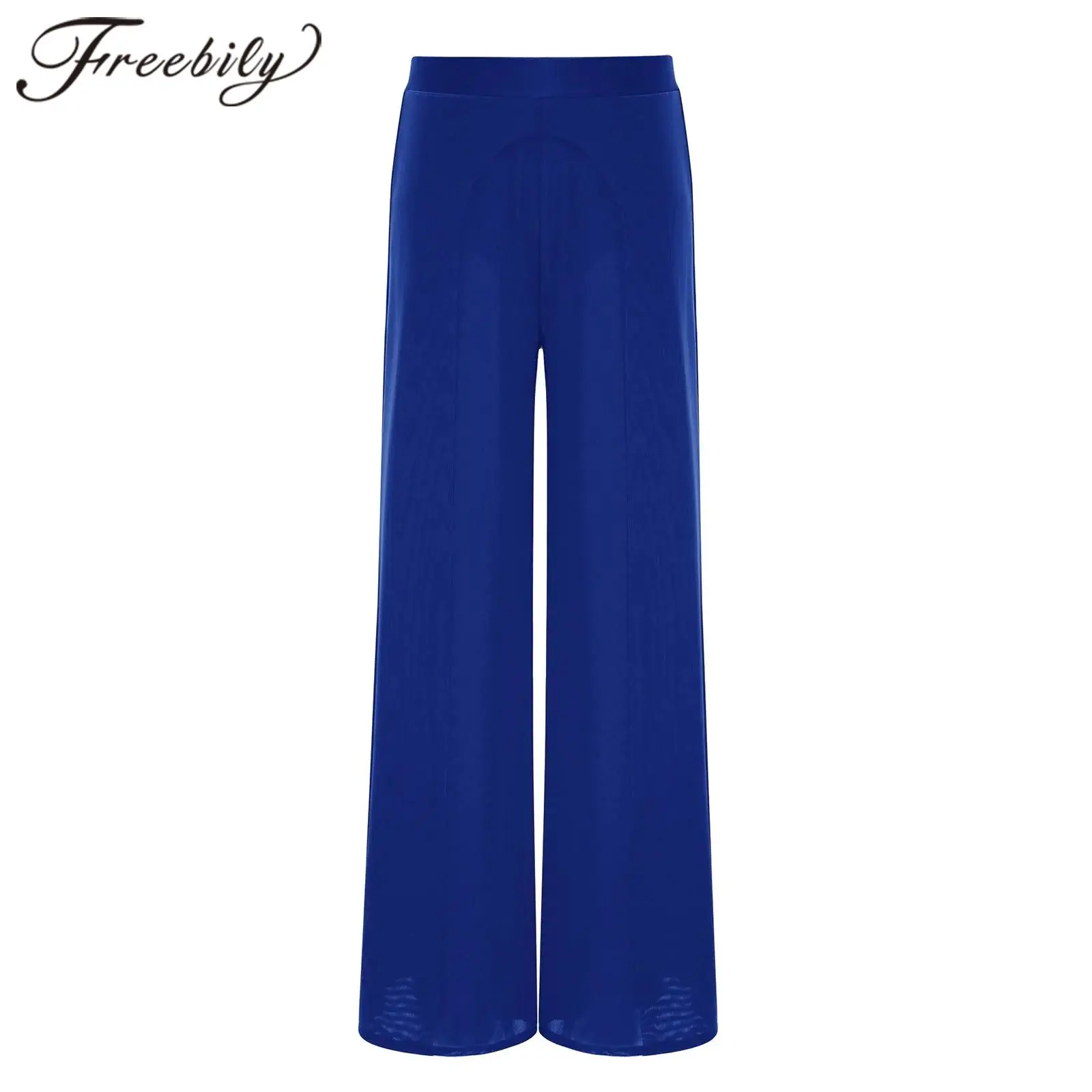 

Брюки для лирических танцев для девочек, современная танцевальная одежда, детские брюки для празднования духа, элегантные сетчатые брюки, костюм, одежда для выступлений