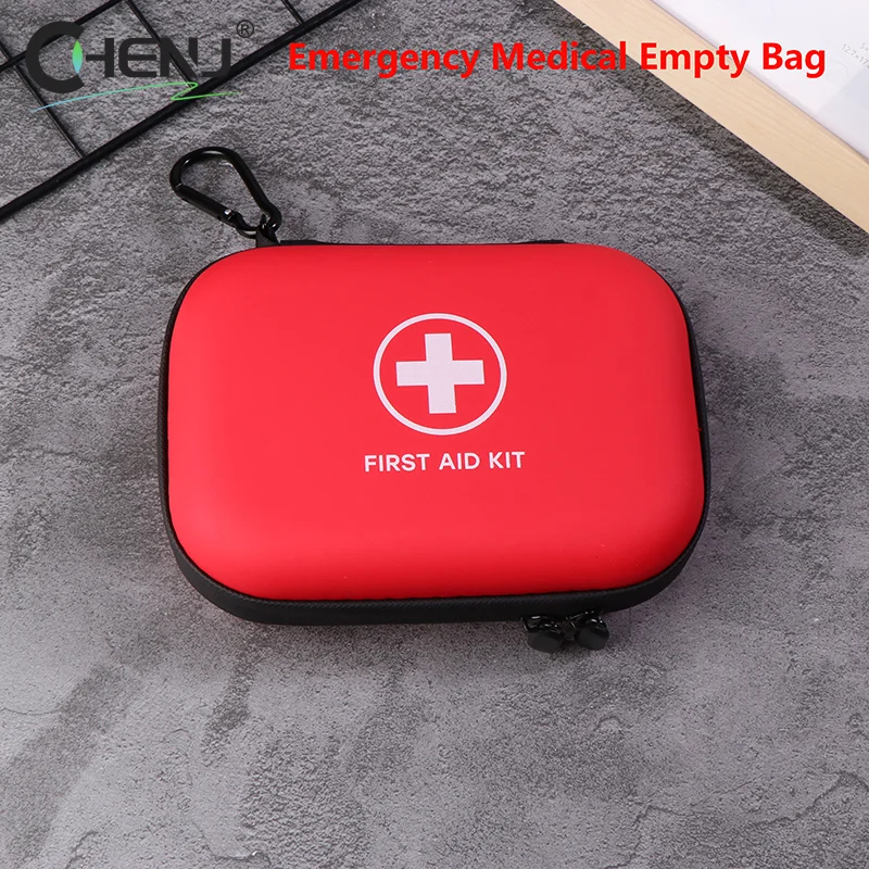 Scatola di immagazzinaggio di pronto soccorso con borsa vuota medica di emergenza portatile per kit di sopravvivenza medica per attrezzature da campeggio da viaggio all'aperto per uso domestico