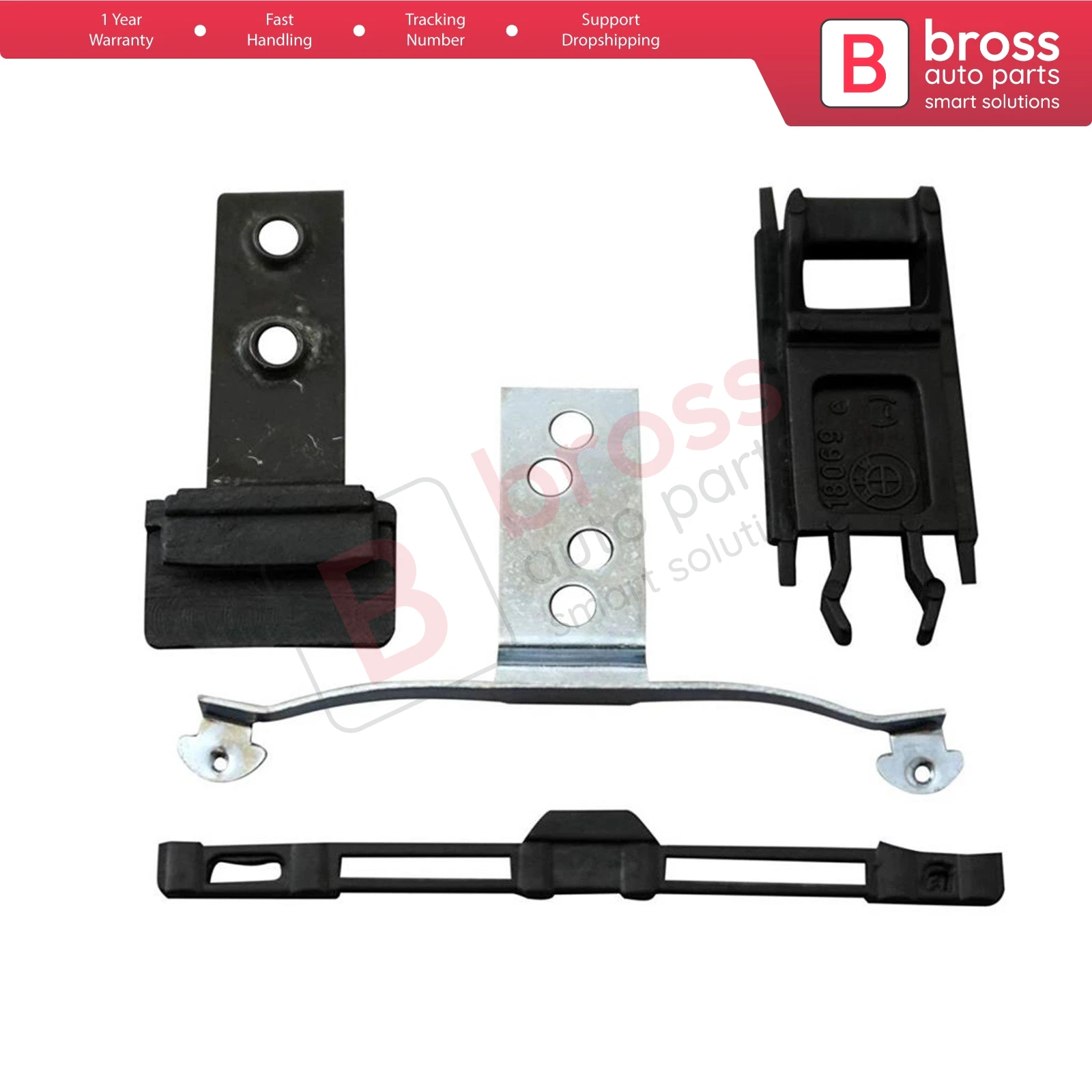 Bross Auto Parts BSR510 4 Parts Sunroof Set Repair for BMW E46: 54138246027 1998-2004 Fast Shipment Ship From Turkey