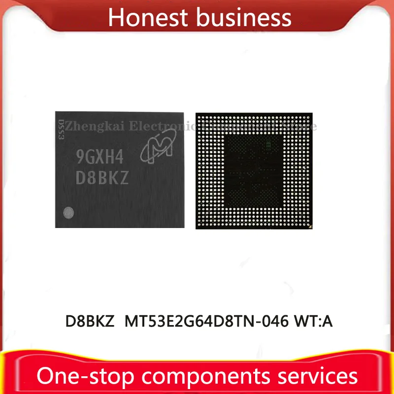 

D8BKZ MT53E2G64D8TN-046 WT:A 556FBGA LPDDR4X 16GB D9ZJZ 100% качественная фреза WT:F 8GB чип-память