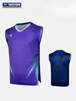 New Victor Victory Badminton Tennis Clothing Sports Short-sleeved T-shirt Comfortable Breathable Sweat-absorbent Top Vest