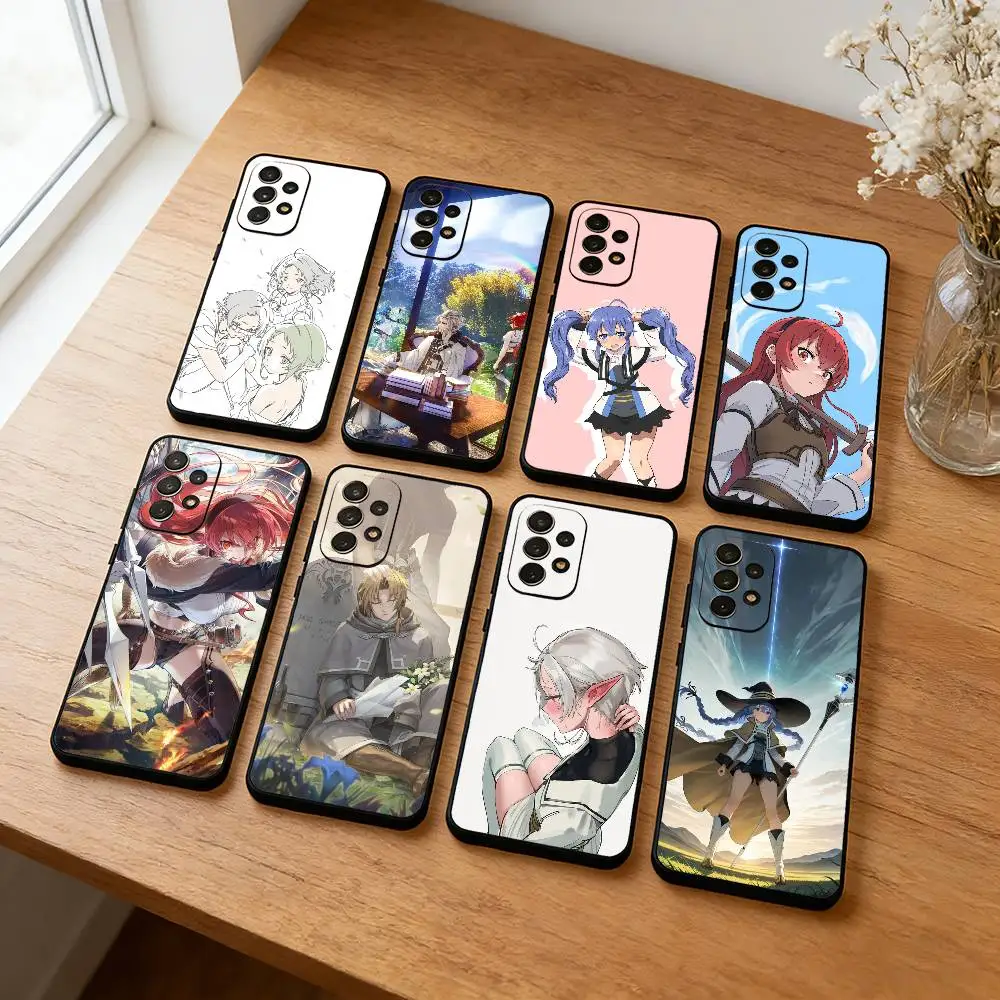 

Mushoku Tensei Phone Case For Samsung S25,S24,S23,S22,S21,S20,Plus,lite Soft Black Shell
