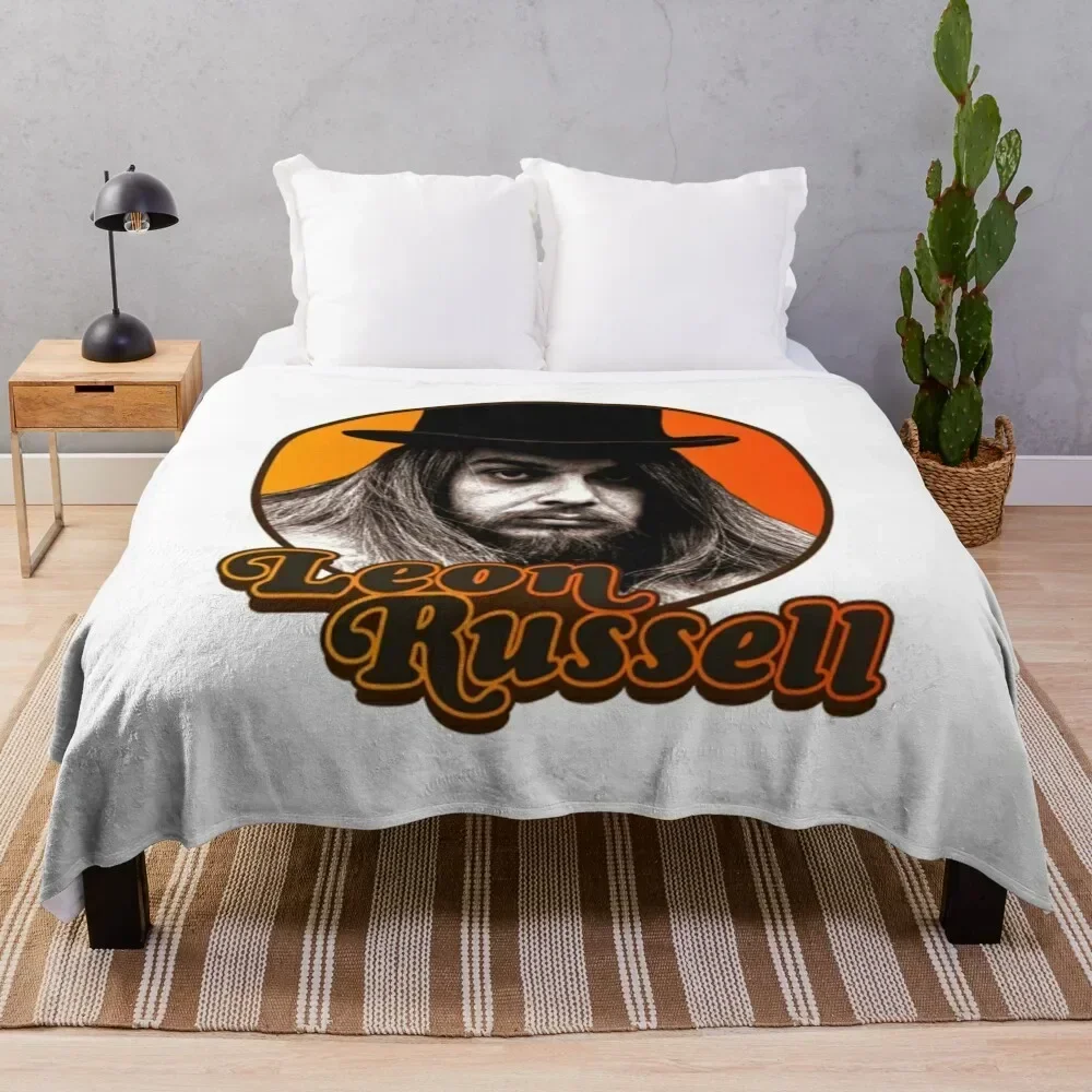 Leon Russell Throw Blanket Blankets Sofas Of Decoration anime Blankets For Sofas Blankets