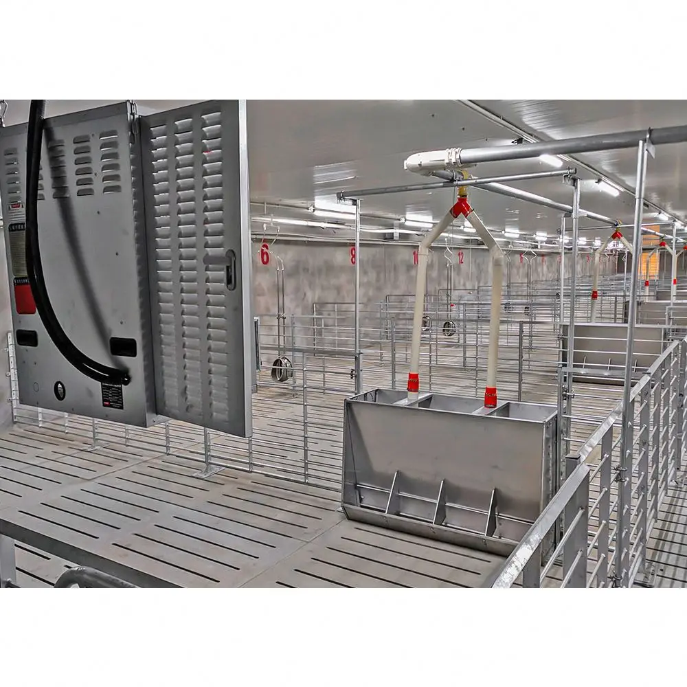 الجملة ممتازة جديدة دائم معدات مزرعة الخنازير خنزير تسمين قفص #6