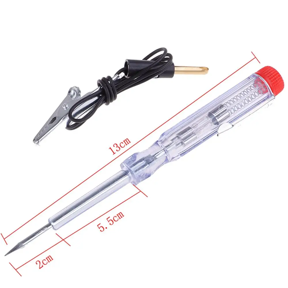 

Transparent Voltage Test For Car Motorcycle and Small Engines Fuses Test Pen Diagnostic Tool Probe Light Circuit Tester