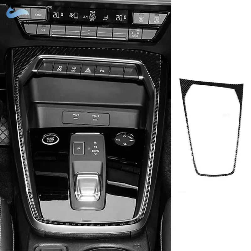 

Car Interior Center Console Gear Shift Frame Trim Sticker For Audi A3 8Y S3 2021 2022 2023 2024 2025 LHD RHD Auto Accessories