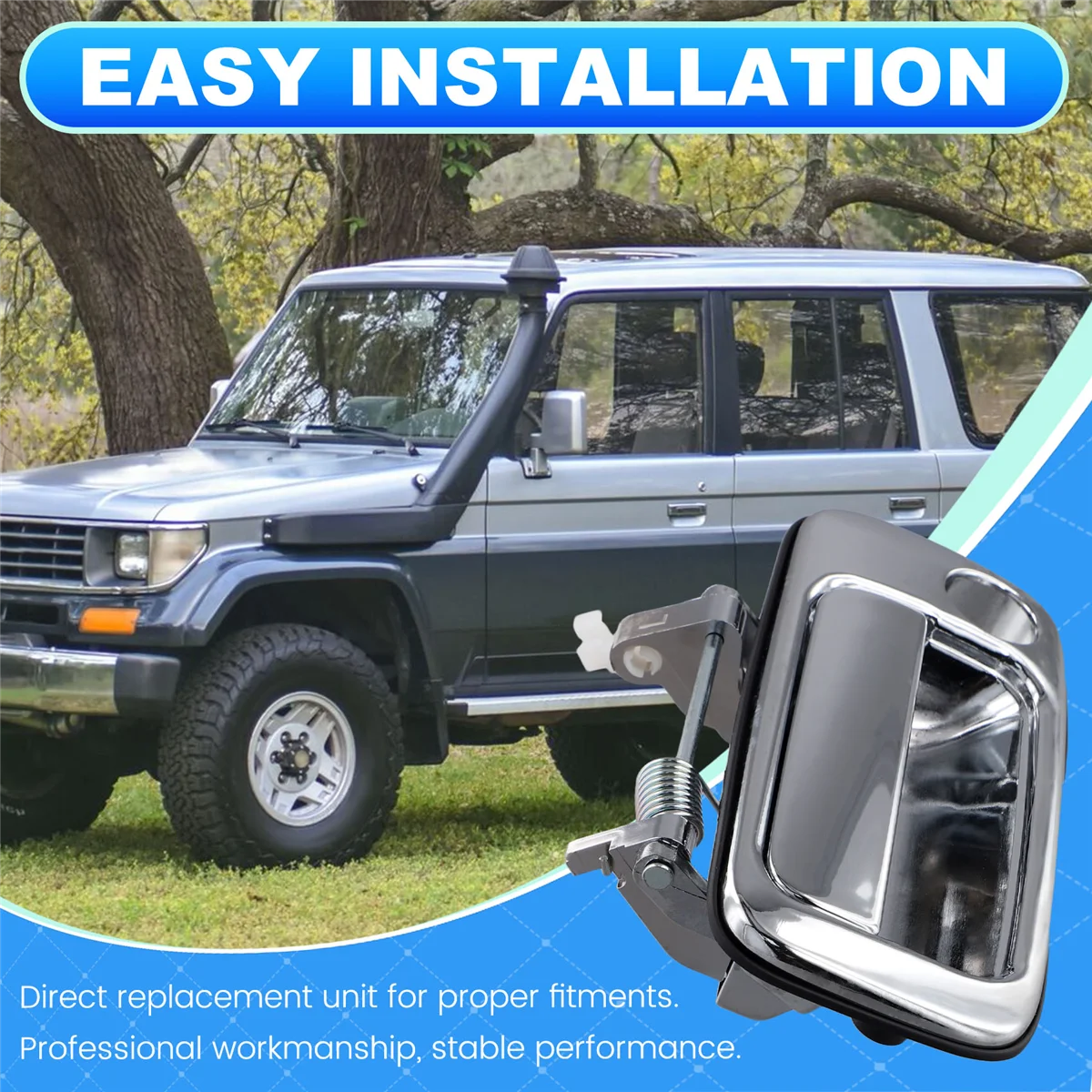 

Durable Car Exterior Outside Door Handle for Toyota Front Left 69220-60010