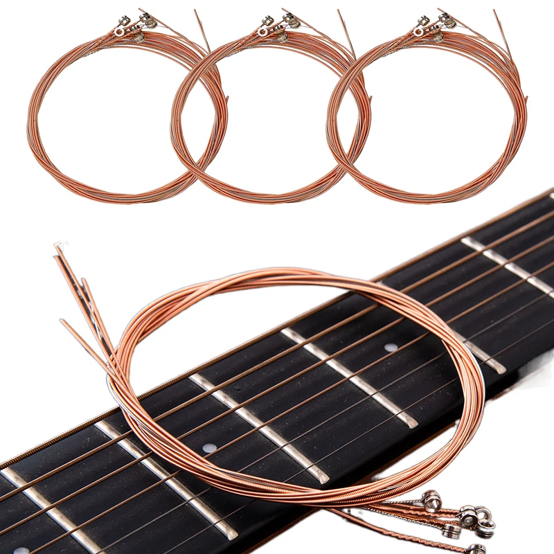 1/2set Kupfer Gitarre Saiten Gitarre Teil Zubehör Ersatz Gitarre Saiten Klassische Stahl Draht Klassische Akustische Gitarre TMZ