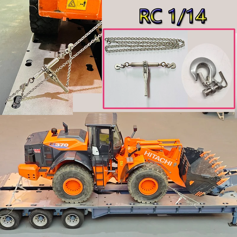 

RC Model DIY Metal Binder Chain Tensioner Parts The JDM-203 For Tamiya 1/14 Metal Simulation Rc Truck Trailer Toy Parts Truck