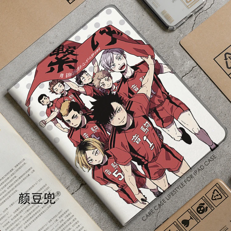 Haikyuu Anime Yinju High School Kozume  For iPad 10.2 9th 10th 11th Air 3 Mini 6 7 Case Luxury Silicone Pro 12.9 For iPad Air 5
