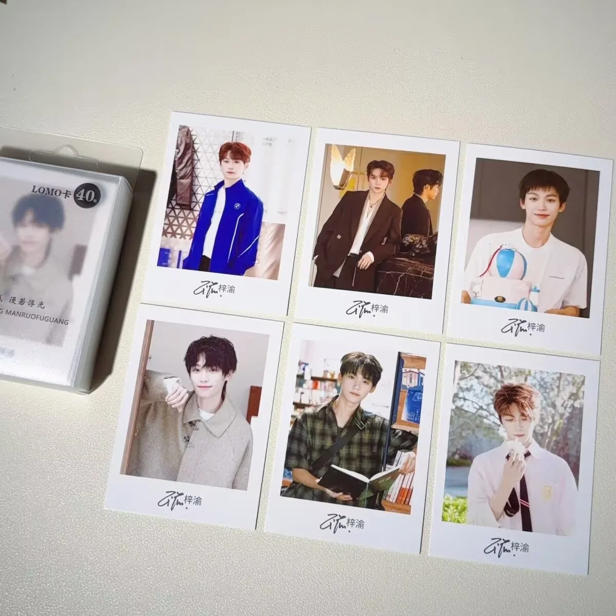 지유 로모 카드 자작 TV 드라마 리버스 러브 개인 창작 정교한 주변 상품 로모 카드 40장 엽서