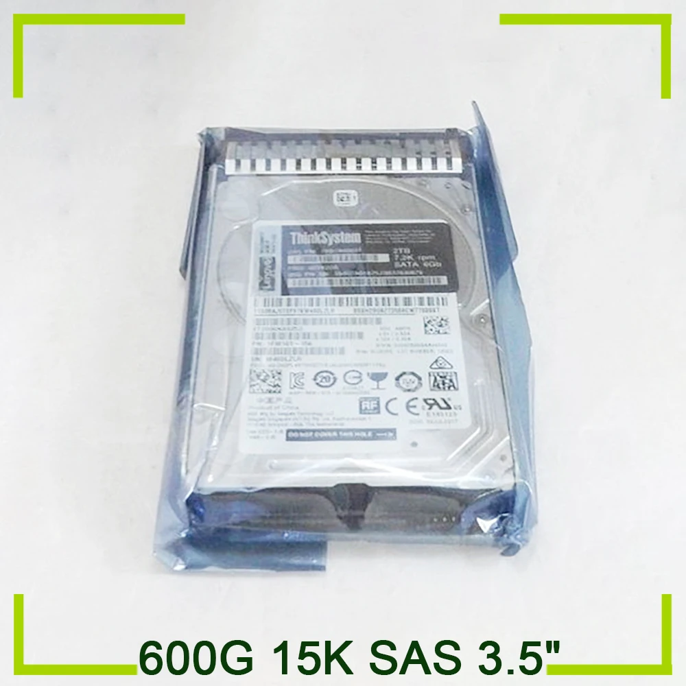 HDDFor Lenovo Hard Drive SR650 SR550 600G 15K SAS 3.5