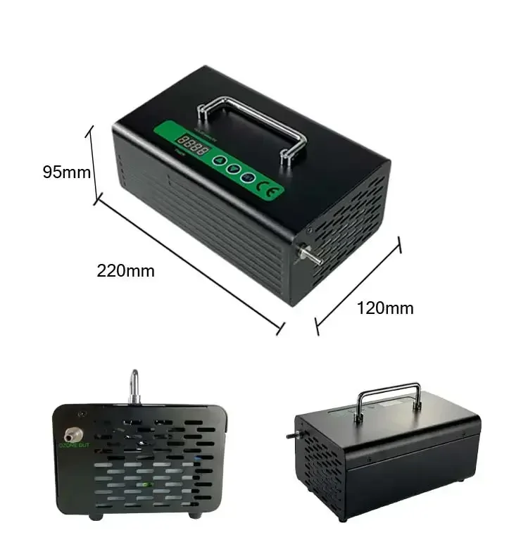 Портативный очиститель озона с кварцевой трубкой и цифровым таймером