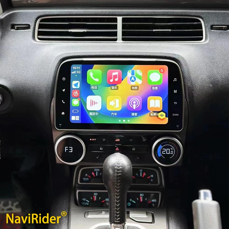 

Автомагнитола 8 дюймов, Android 14 CarPlay для Chevrolet Camaro 2010, 2012, 2013, 2015, мультимедийный видеоплеер, GPS, Wi-Fi, стерео, головное устройство