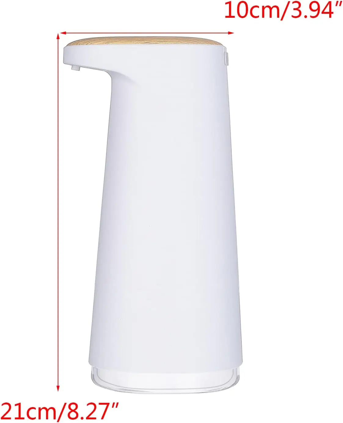 Rechargeable automatic foam soap dispenser (portable common in kitchens and bathrooms)