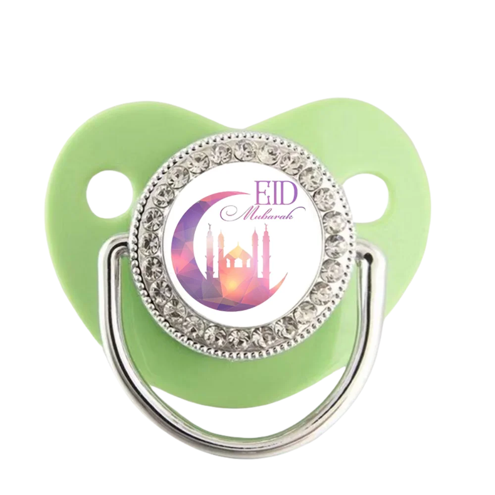 

Fashion Cartoon Pattern Newborn Baby Pacifier Food Grade Soft Silicone with Dust Cover Lightweight Portable Soother Perfect