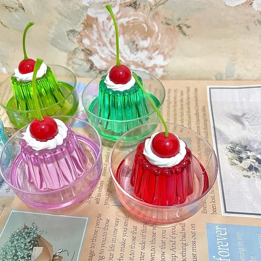Japanese-style Showa Era Cafe Decoration Retro Jelly Cute Girl Resin Finished Product 2D Photo Prop Decoration Korean-style Gift