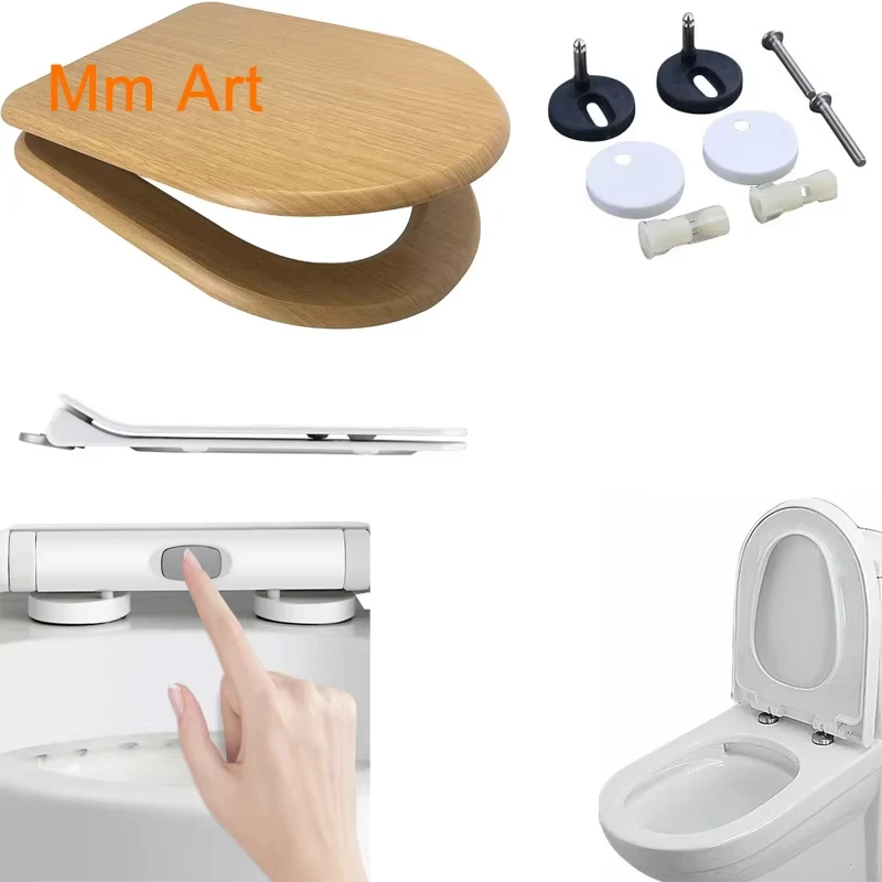 boat toilet cover universal duraplast seat gold easy release cushion Platinum U seat for squatting pan water closet flap wc