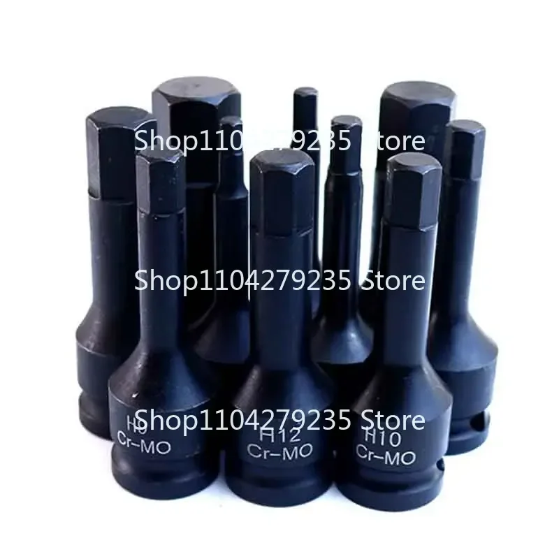 1/2 Inch Impact Hex Socket Bit 78mm Long H4-H14 Allen Key Wrench Head For Power Tool Hexagon Screwdriver Bits