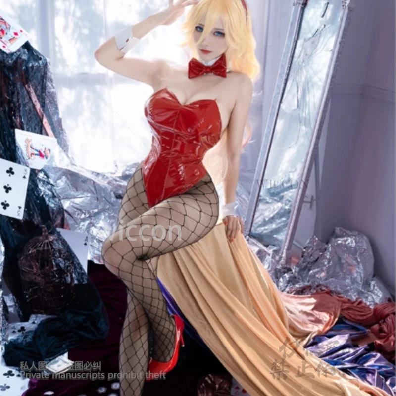 أنيمي اللباس الداخلي والجورب تأثيري اللباس الداخلي الفوضى زي الأرنب فتاة بذلة مثير مع Garterbelt مجموعة كاملة وتتسابق النساء حسب الطلب