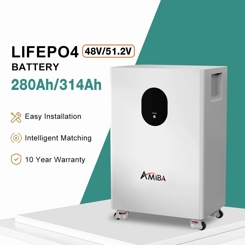 

Renewable Energy Solar Battery 15Kwh Lithium Battery 51.2V 280Ah 314Ah Lifepo4 Power Home Energy Storage Battery