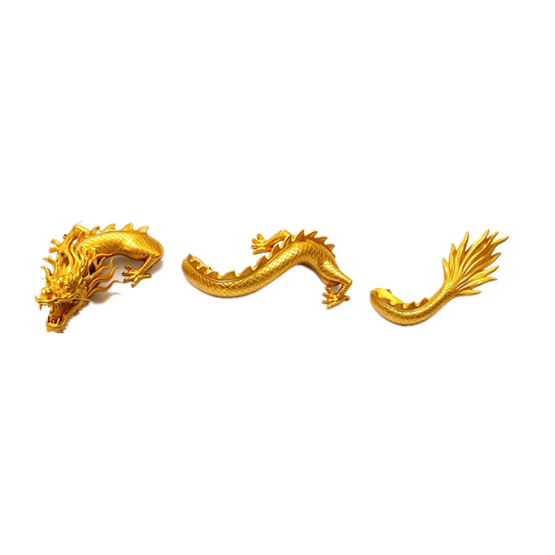 Large-scale winding through the wall Chinese dragon wall hanging  decoration 3D sculpture model bar club farm