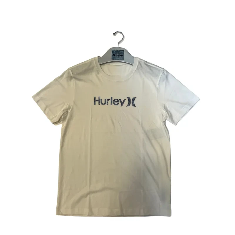Minimal Marble Texture Front Logo Vintage Surf Graphic Tee Cotton Mens Womens T-Shirt Outdoor Casual Top